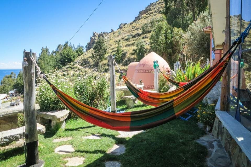Striped Patio Hammock